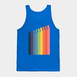 Rainbow birds Tank Top